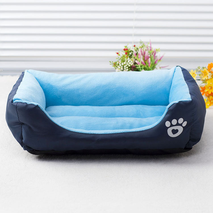 Cotton Pet Nest with Animal Pattern Dog Bed