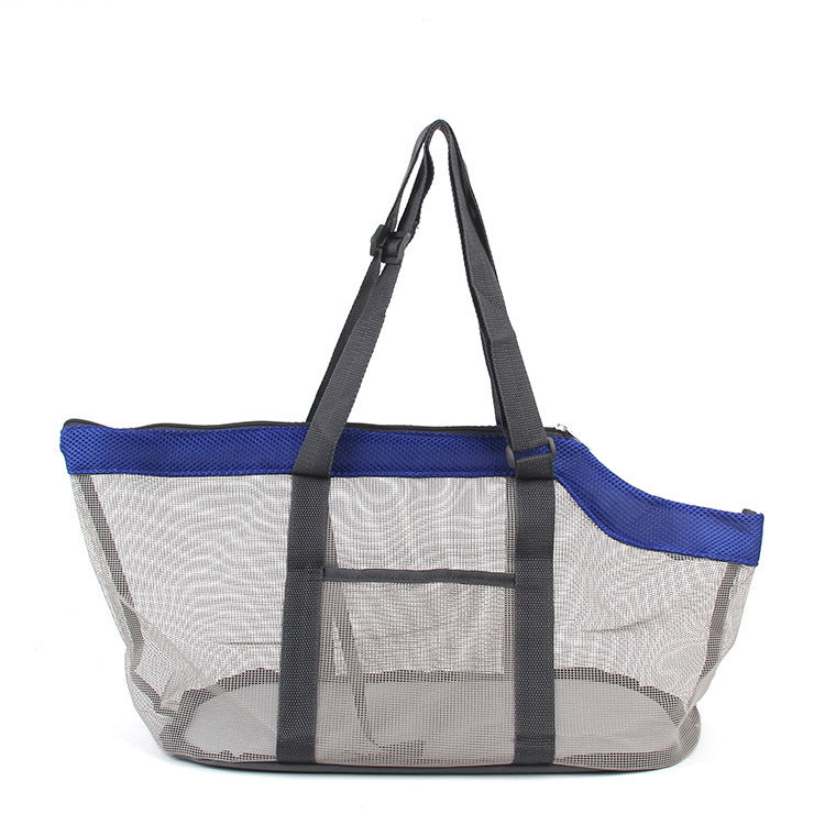 Large-sized pet travel transparent dog bag