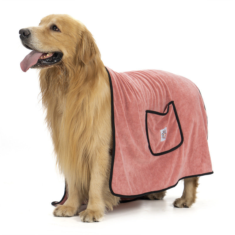 Super-Absorbent Quick-Drying Dog Bath Towel