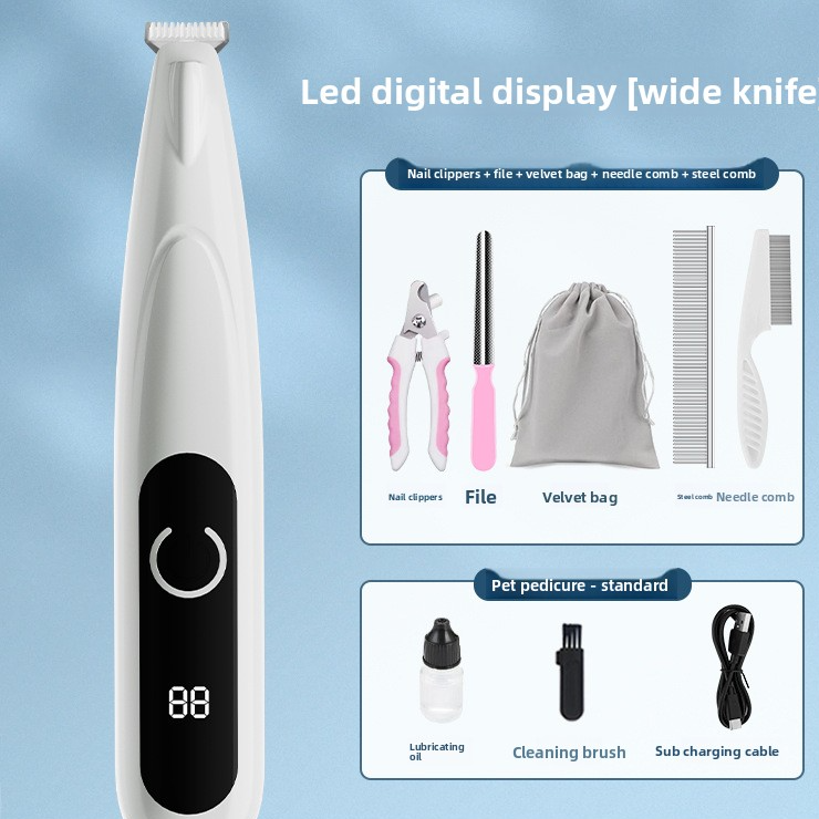 Rechargeable Dog Paw Hair Trimmer