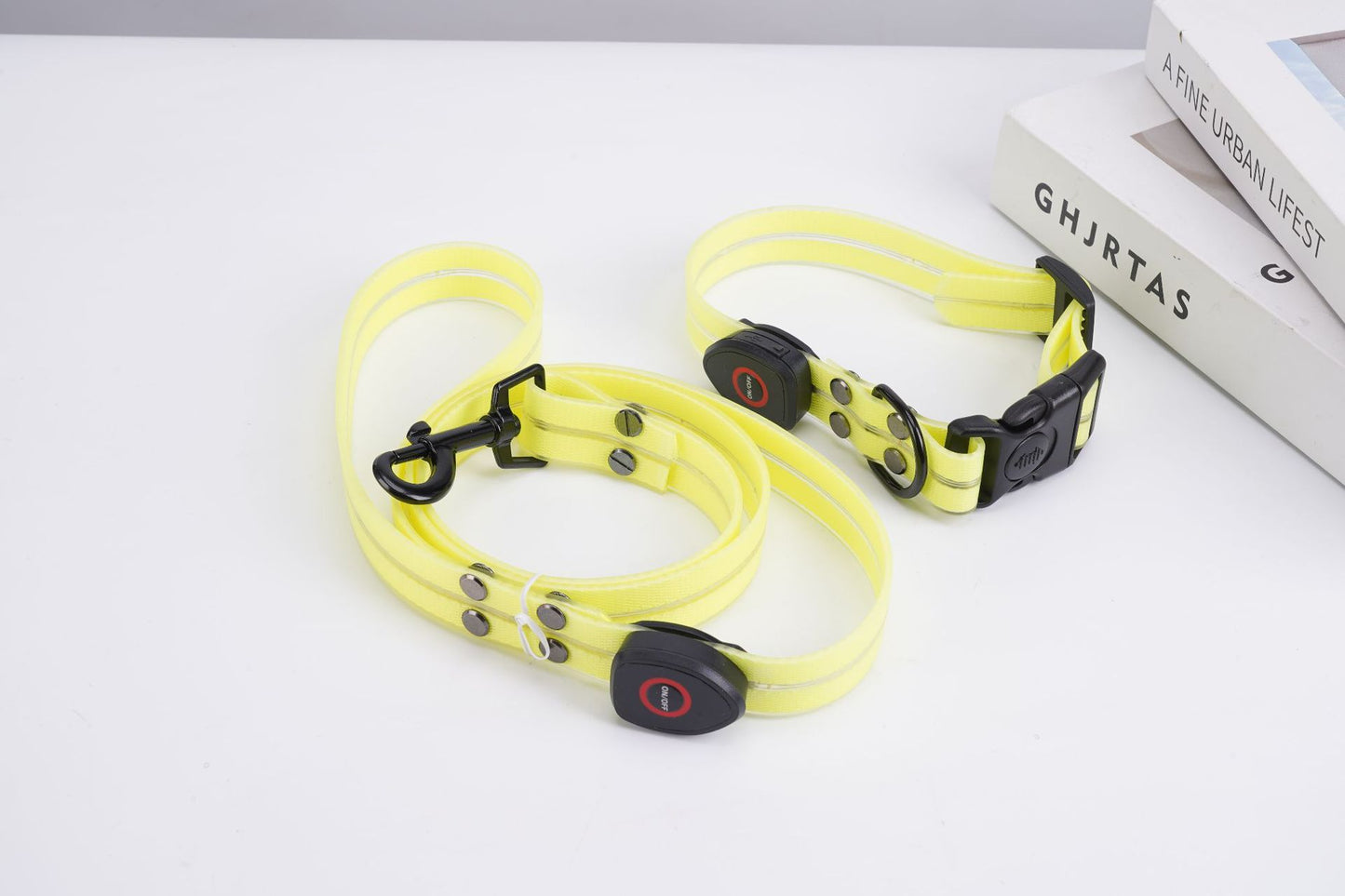 LED Light-Up USB Rechargeable Adjustable Dog Collar