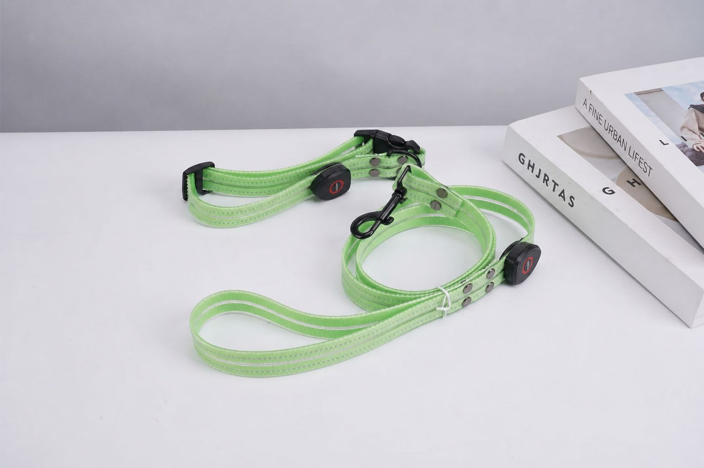 LED Light-Up USB Rechargeable Adjustable Dog Collar