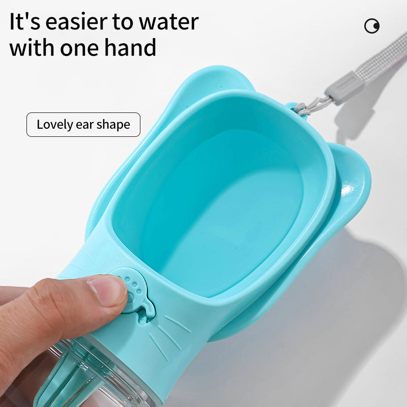 Pet Portable Travel Cup Dog Water Bottle Outdoor Leak Proof