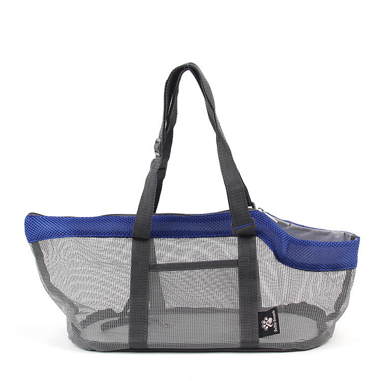 Large-sized pet travel transparent dog bag