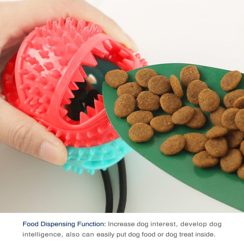 Suction Rope Dog Treat Ball