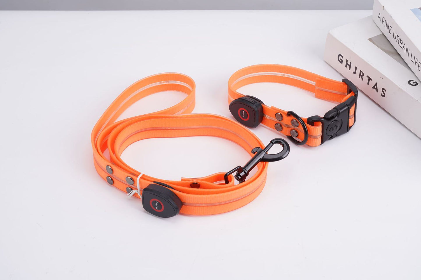 LED Light-Up USB Rechargeable Adjustable Dog Collar