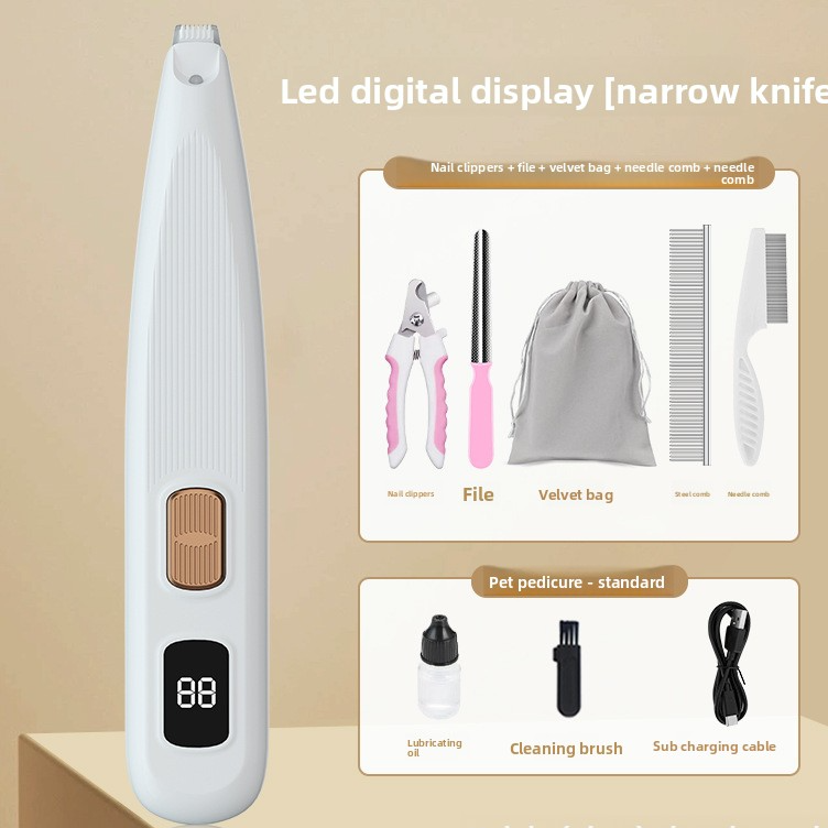 Rechargeable Dog Paw Hair Trimmer