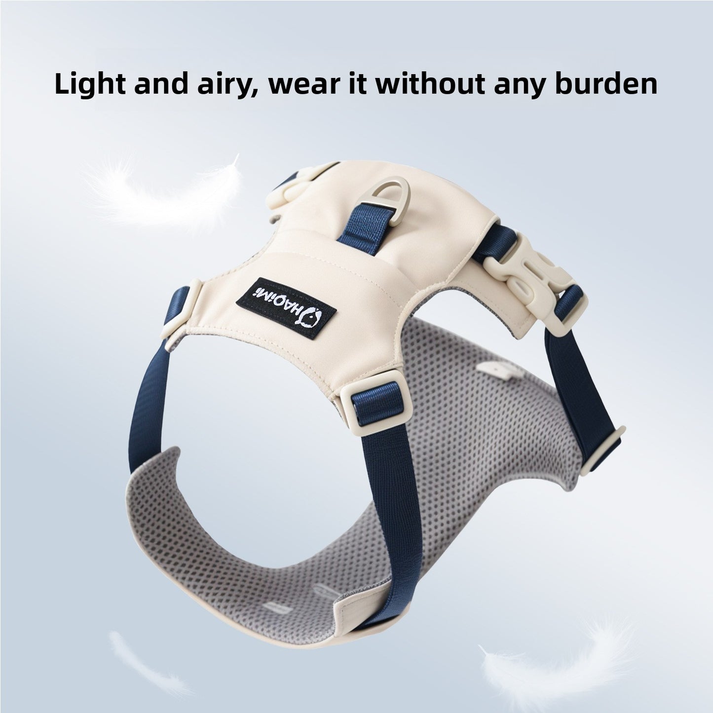 Adjustable Dog Harness with Leash Waterproof Oxford Fabric