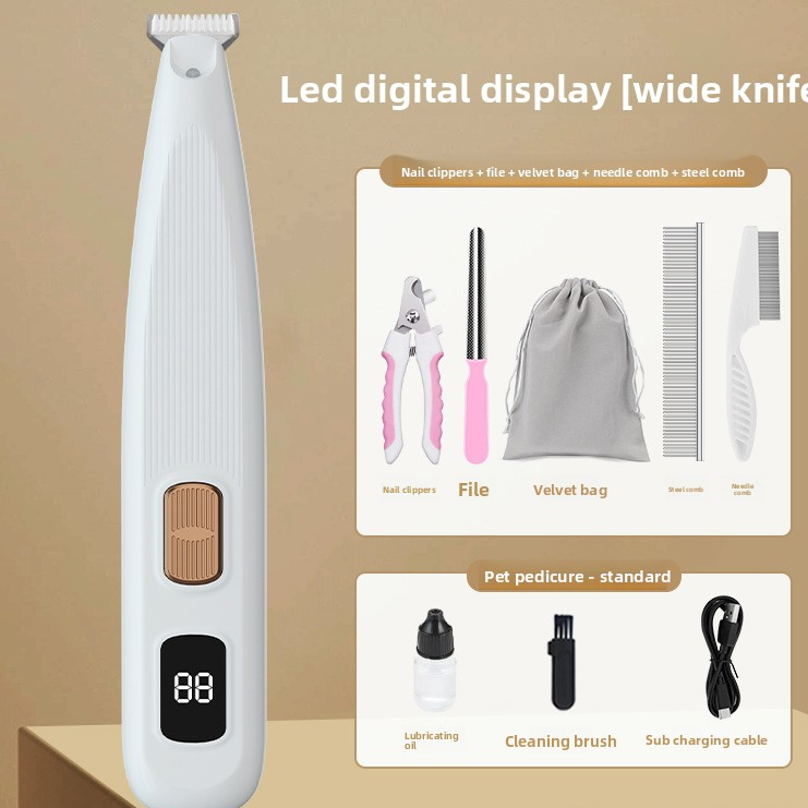 Rechargeable Dog Paw Hair Trimmer