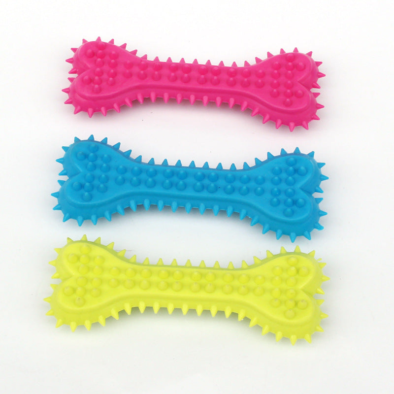 Dental-Cleaning Rubber Dog Chew Toy