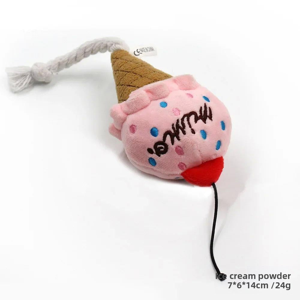 Squeaky Plush Dog Toys