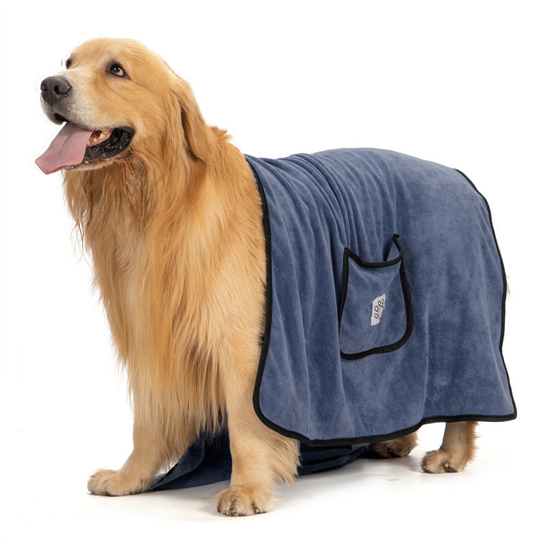 Super-Absorbent Quick-Drying Dog Bath Towel