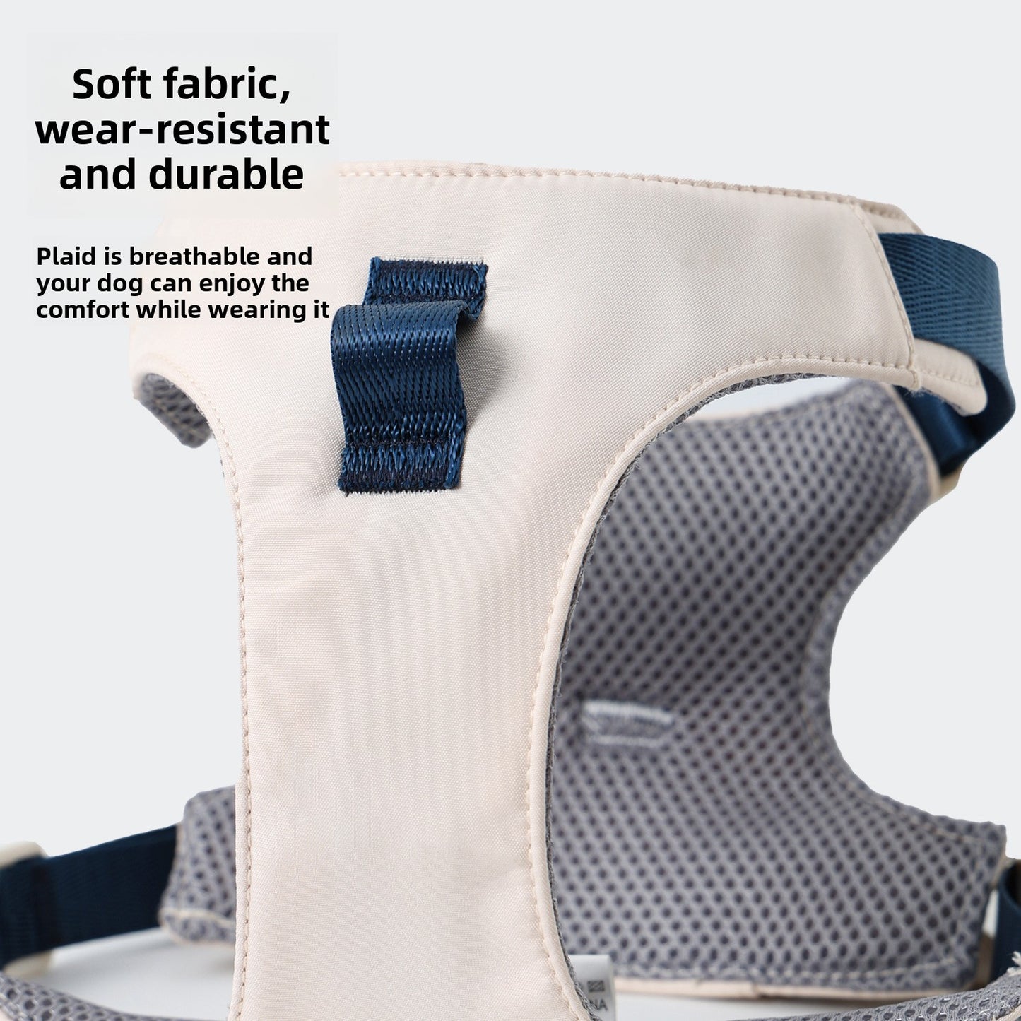 Adjustable Dog Harness with Leash Waterproof Oxford Fabric