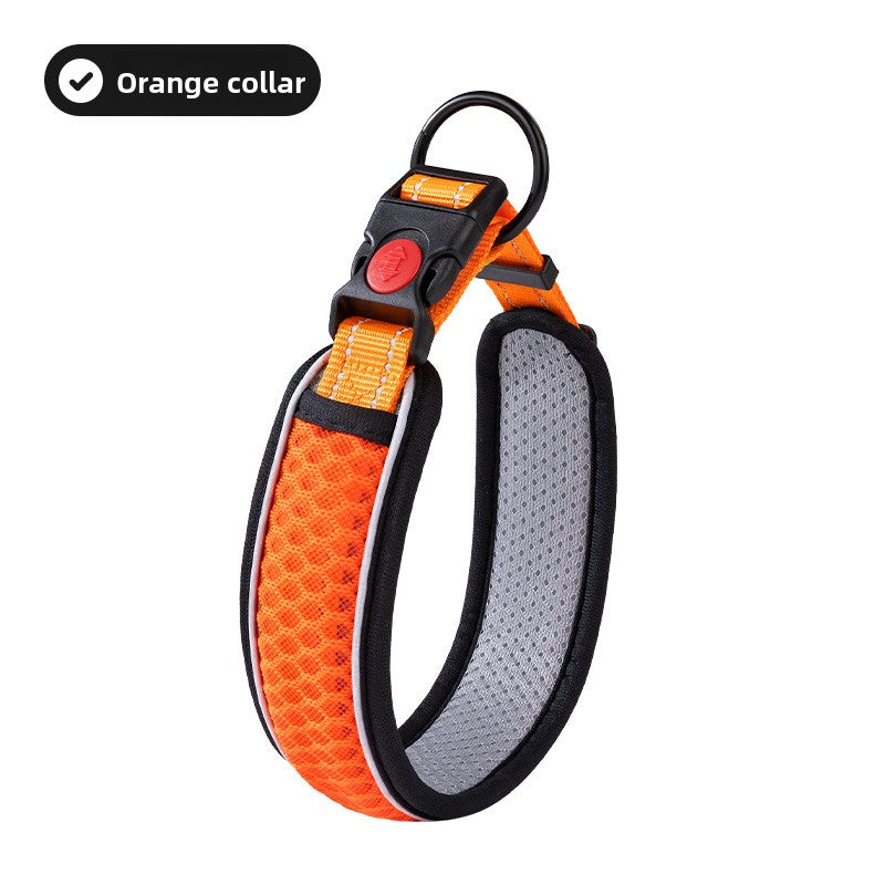 Adjustable Reflective Dog Collar and Leash