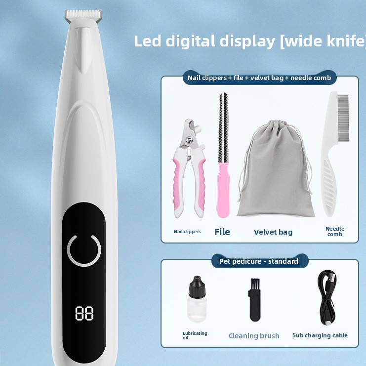 Rechargeable Dog Paw Hair Trimmer