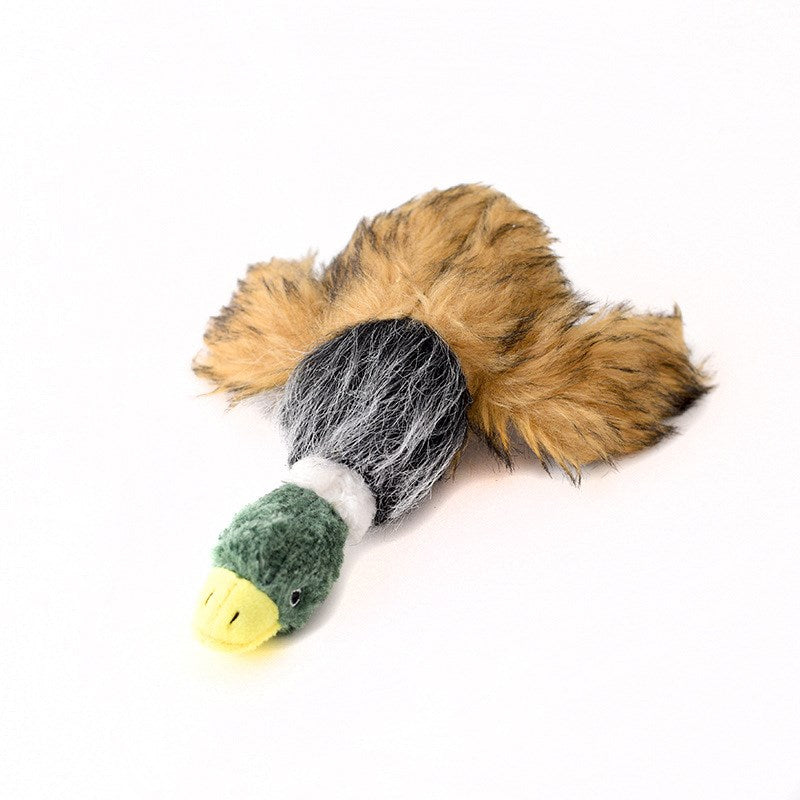 Squeaky Plush Duck Dog Toy