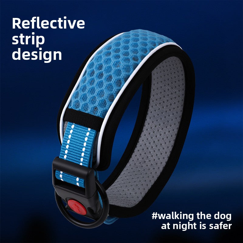 Adjustable Reflective Dog Collar and Leash