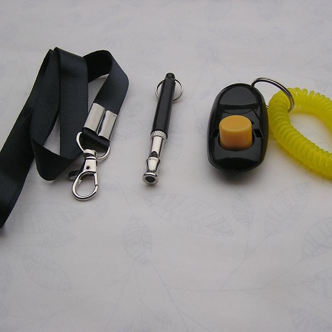 Dog Training Clicker & Whistle Set