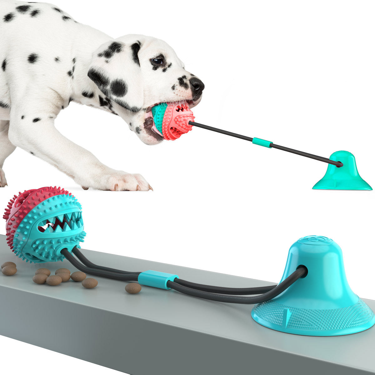 Suction Rope Dog Treat Ball
