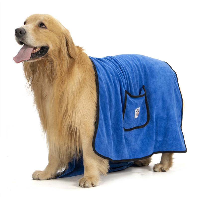Super-Absorbent Quick-Drying Dog Bath Towel