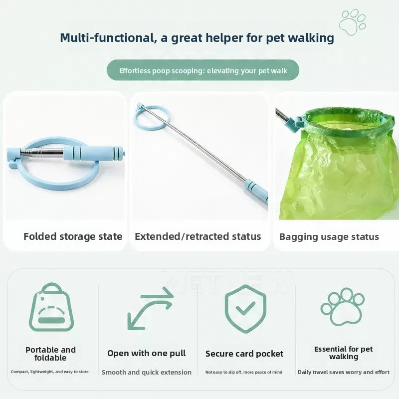 Extendable Dog Poop Scooper with Bags