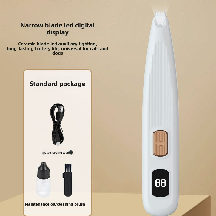 Rechargeable Dog Paw Hair Trimmer