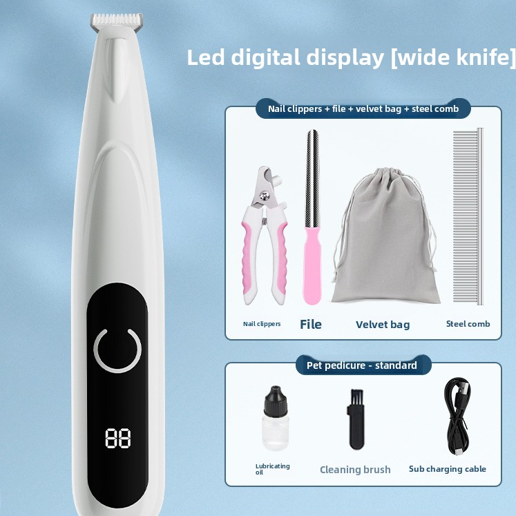 Rechargeable Dog Paw Hair Trimmer