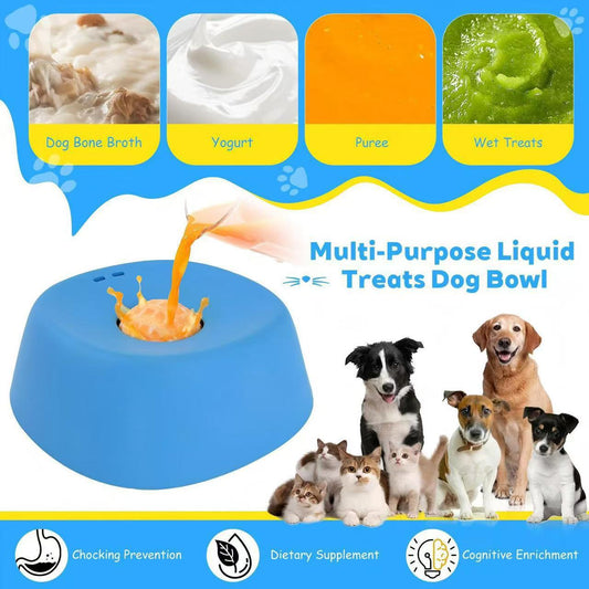 Non-Slip Slow Feeder Dog Bowl