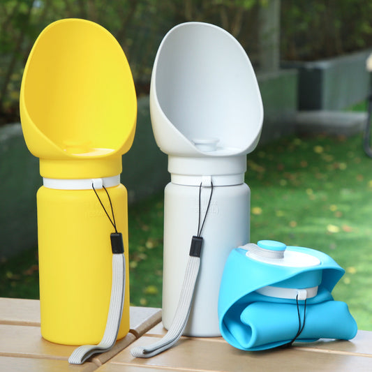 Portable Foldable Dog Water Bottle Travel Drinking Bowl for Outdoor Walks