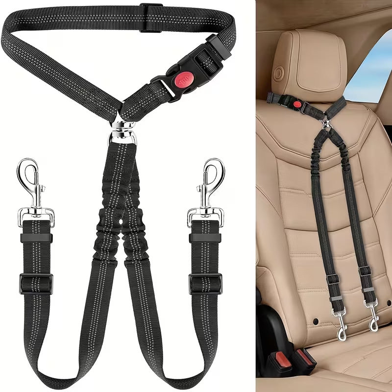 Adjustable Dog Car Safety Leash