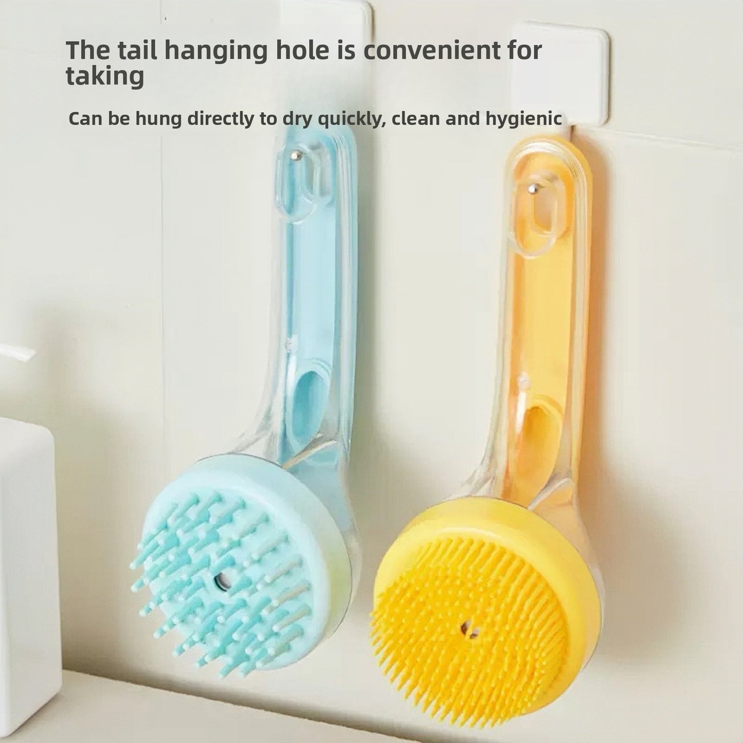Shampoo Dispensing Dog Bath Brush