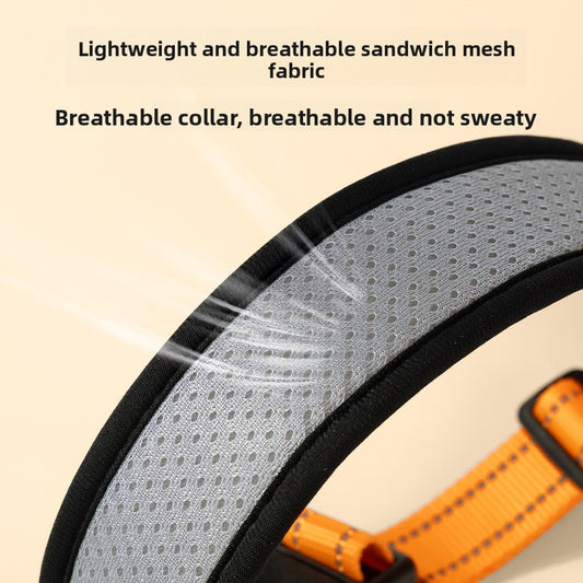 Adjustable Reflective Dog Collar and Leash