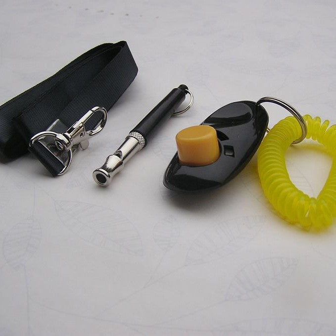 Dog Training Clicker & Whistle Set