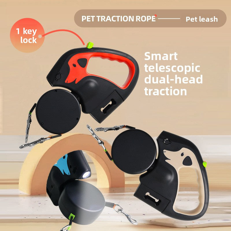 Dual Retractable Dog Leash