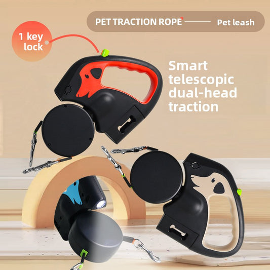 Dual Retractable Dog Leash