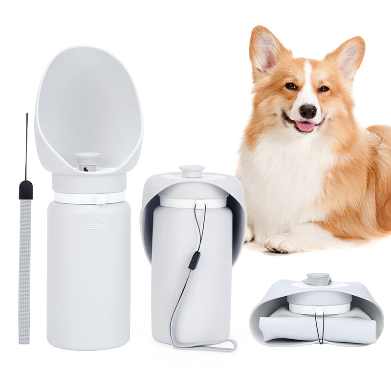 Portable Foldable Dog Water Bottle Travel Drinking Bowl for Outdoor Walks
