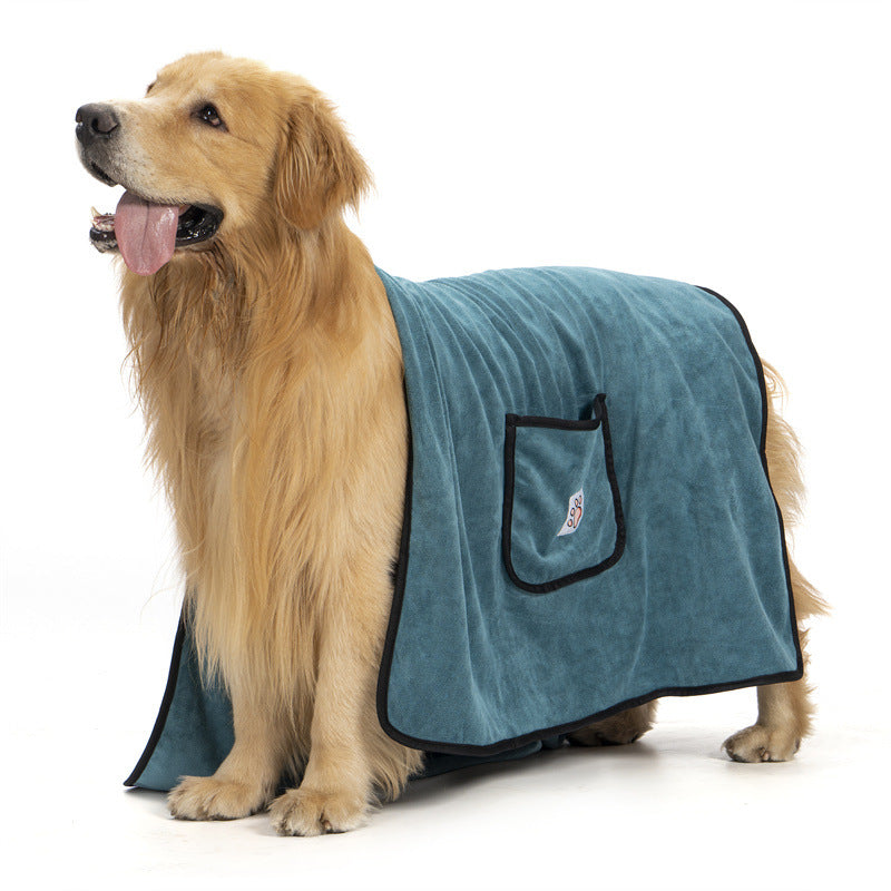 Super-Absorbent Quick-Drying Dog Bath Towel