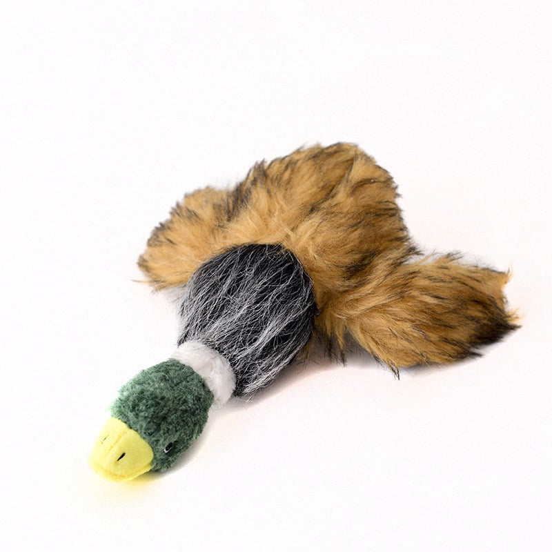 Squeaky Plush Duck Dog Toy