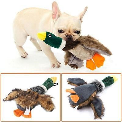 Squeaky Plush Duck Dog Toy