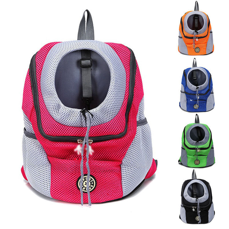 Cat and Dog Supplies Pet Backpack Dog Backpack Drawstring Large Capacity Backpack Universal Chest Portable Travel