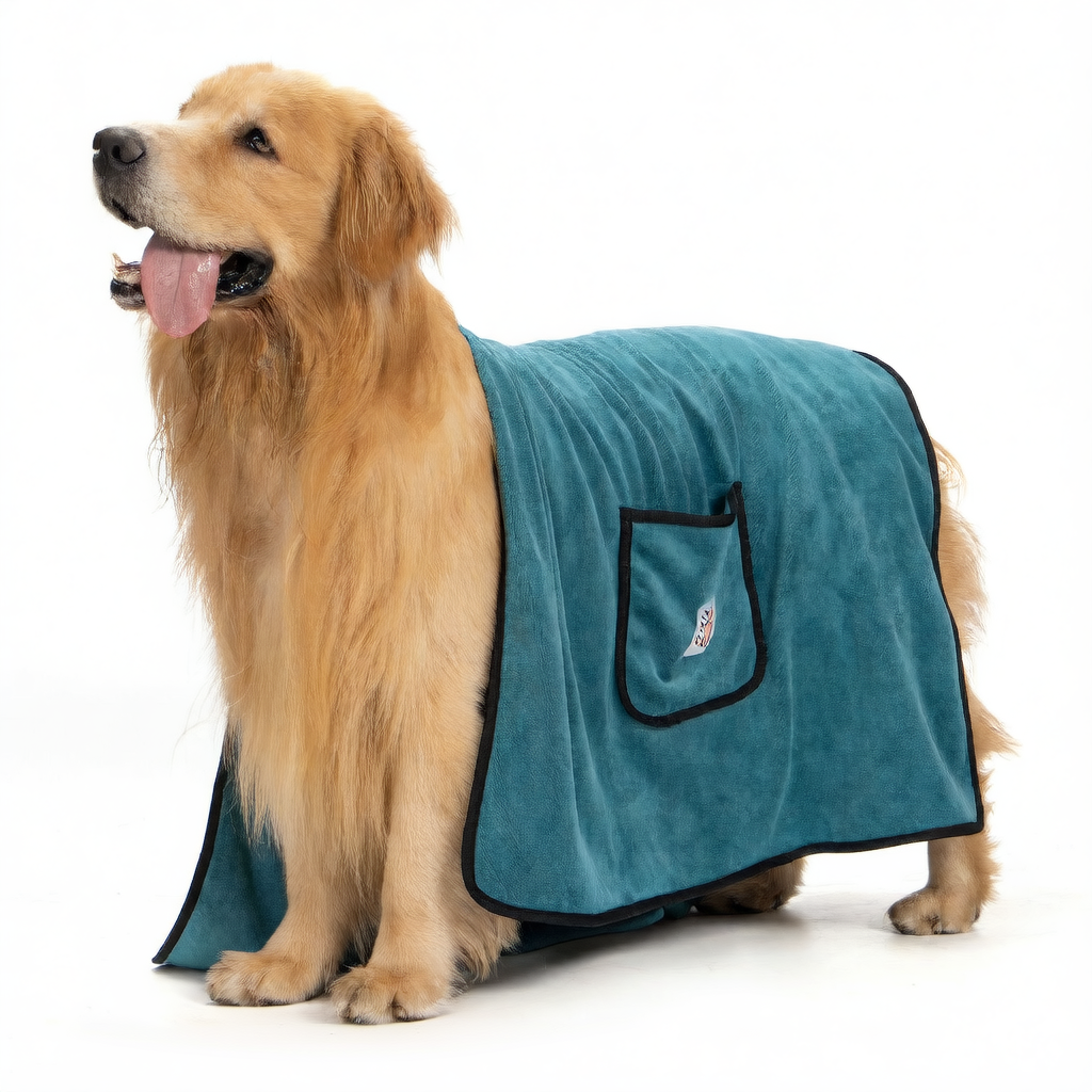 Super-Absorbent Quick-Drying Dog Bath Towel