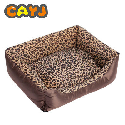 Cotton Pet Nest with Animal Pattern Dog Bed