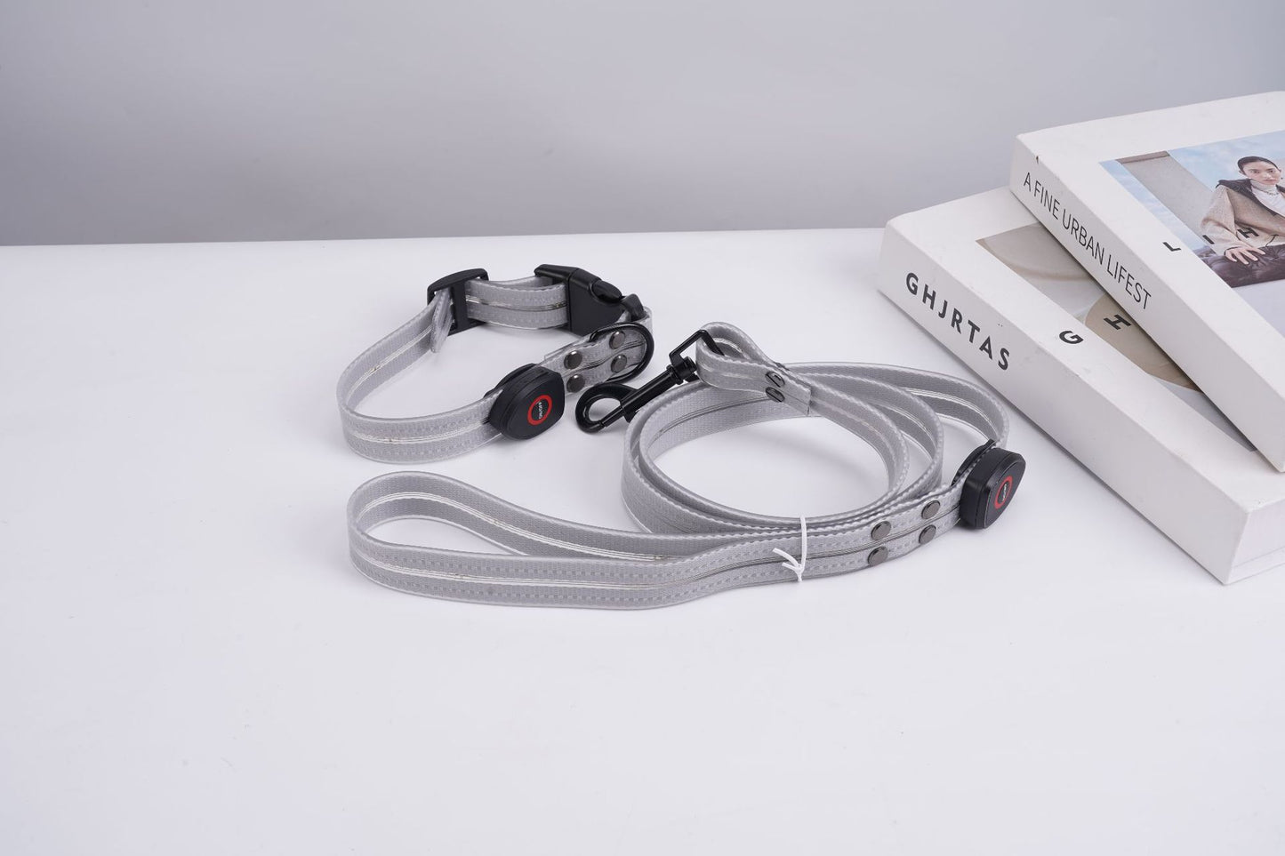 LED Light-Up USB Rechargeable Adjustable Dog Collar