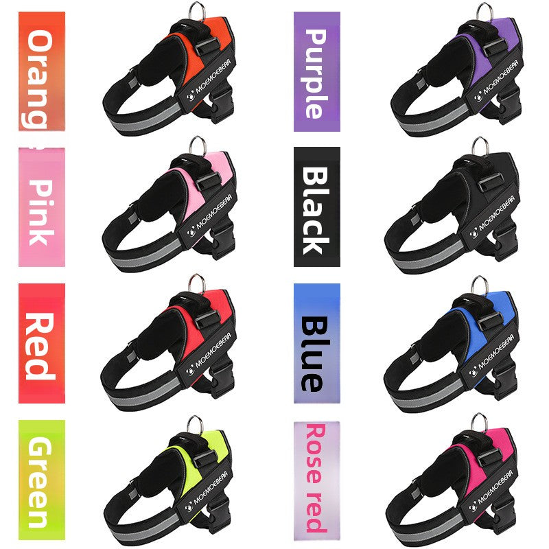 Adjustable Dog Harness Chest Strap Leash