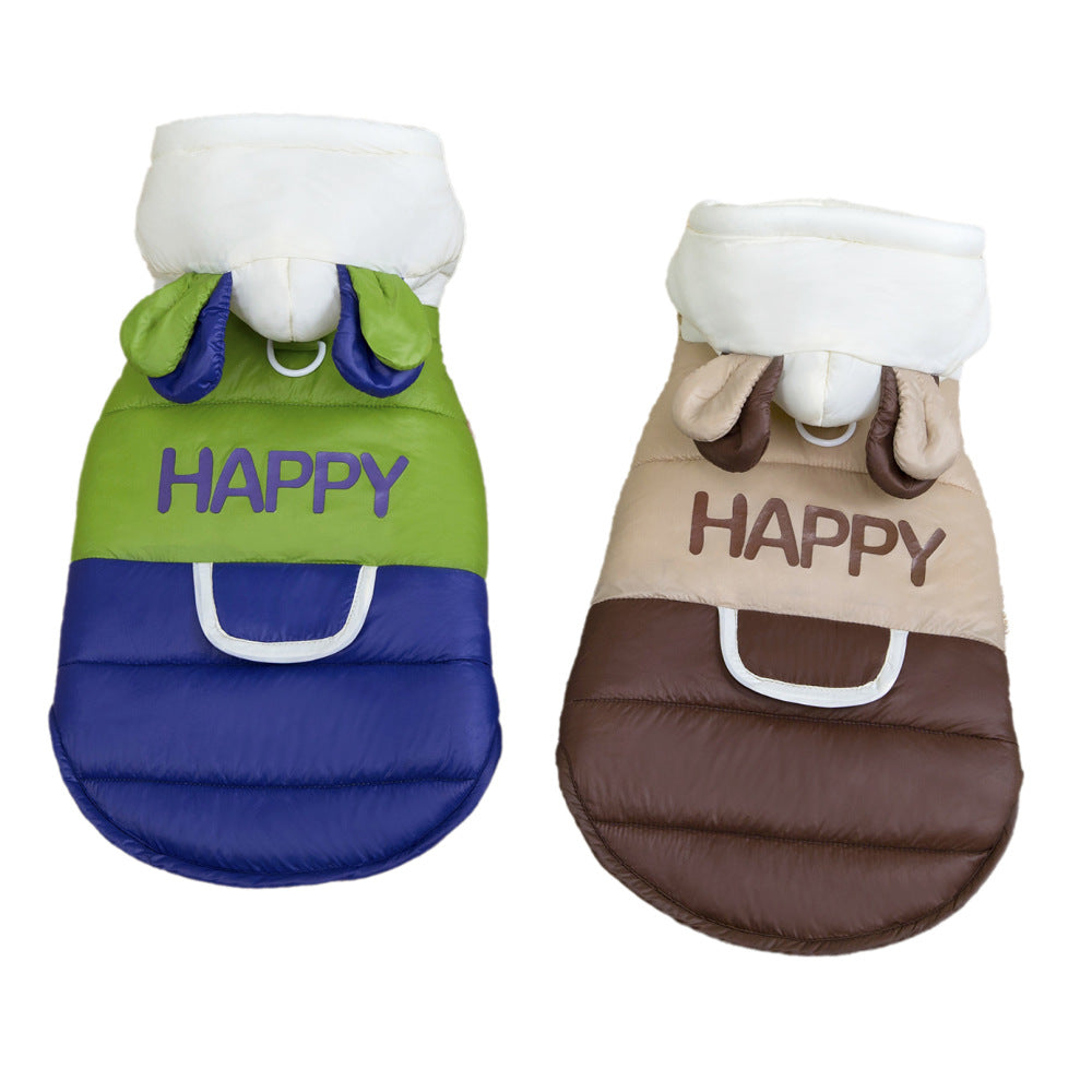 Hooded Dog Winter Cotton Coat