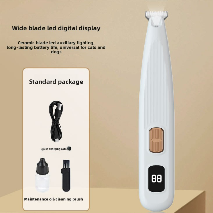 Rechargeable Dog Paw Hair Trimmer