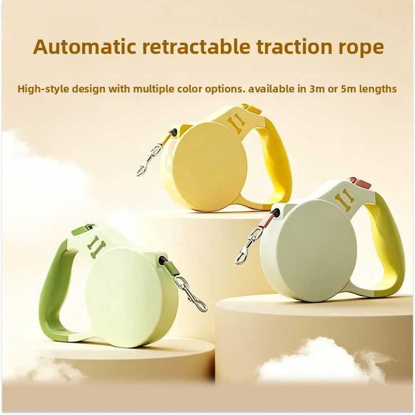 5m Shock-Absorbing Retractable Dog Leash