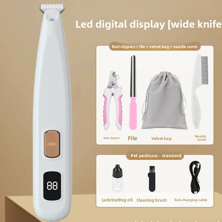 Rechargeable Dog Paw Hair Trimmer