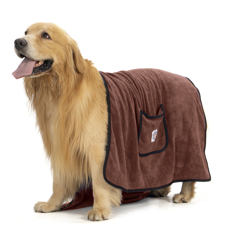 Super-Absorbent Quick-Drying Dog Bath Towel