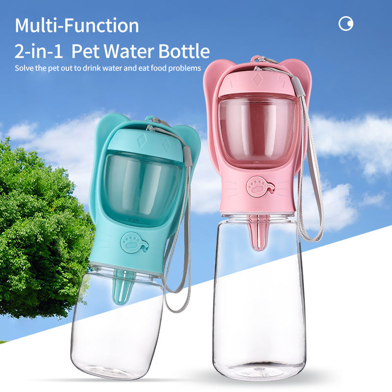 Pet Portable Travel Cup Dog Water Bottle Outdoor Leak Proof
